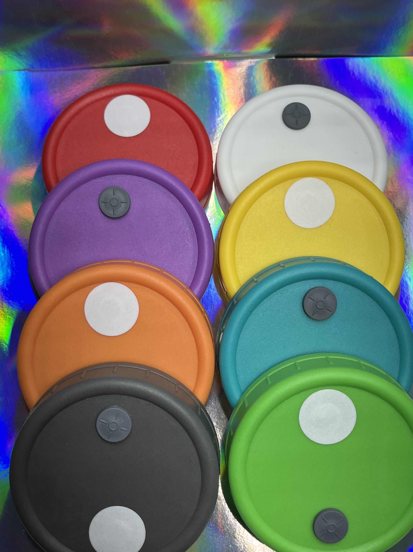 12Pack Filter Lids Reg+Wide for Grain or Liquid Cultures Jars