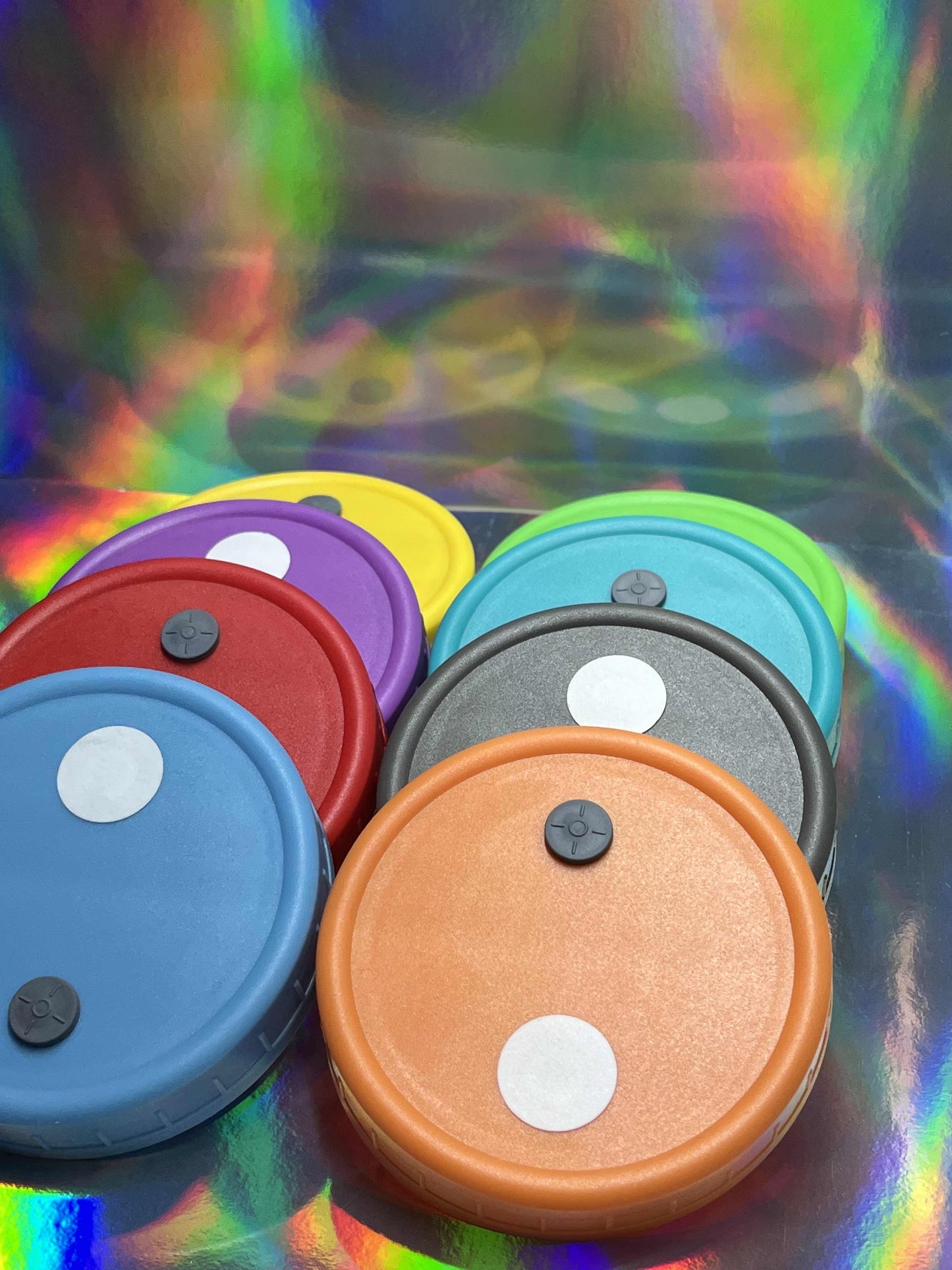 12Pack Filter Lids Reg+Wide for Grain or Liquid Cultures Jars